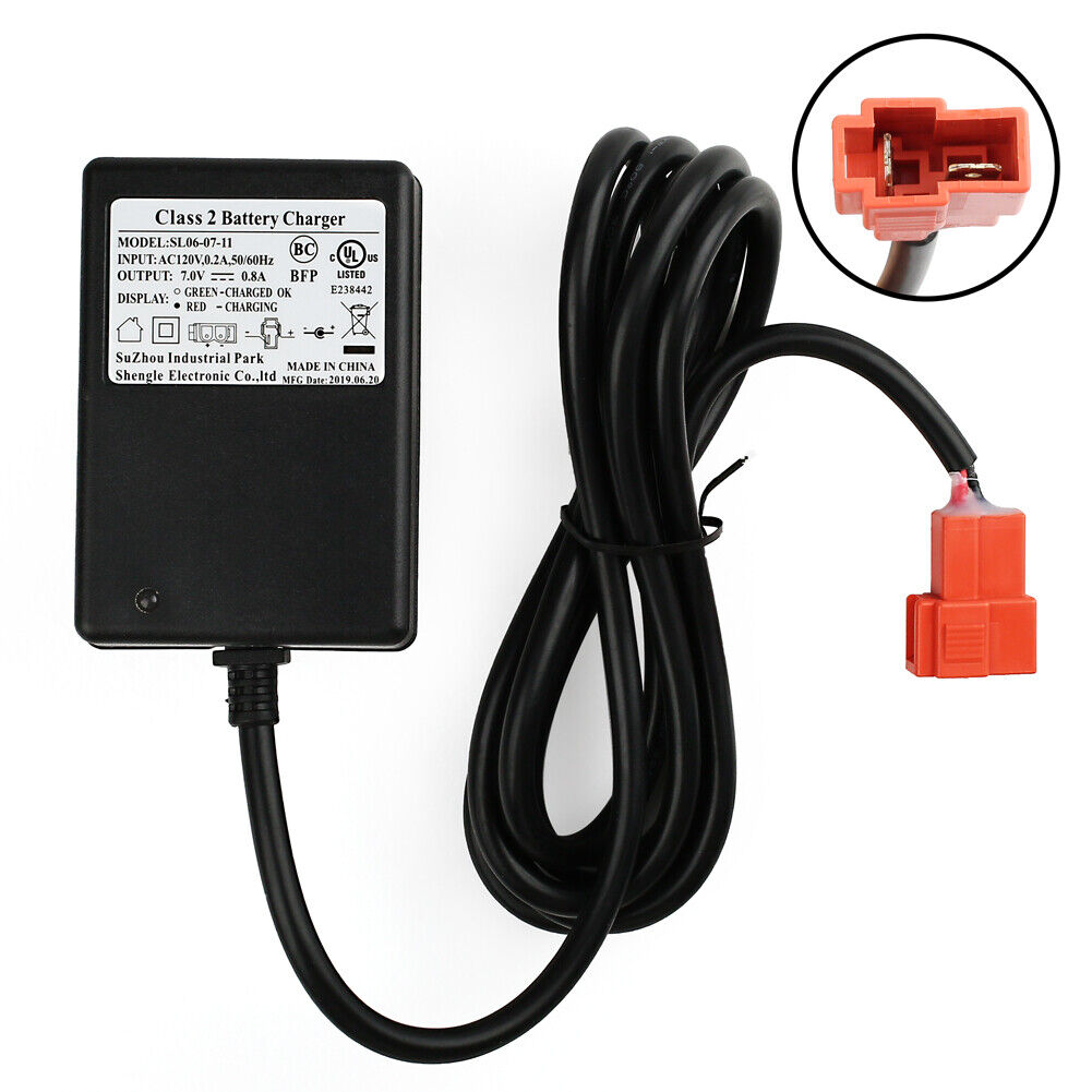 6 Volt Battery Charger for Kid Trax and More Neata Reata NT6-4 6V 4.0 AH Power