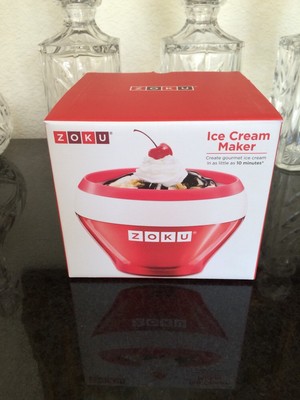 ZOKU Ice Cream Maker NIB Red   