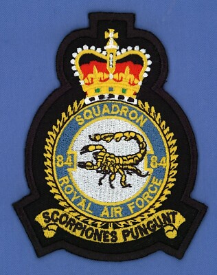 84 STAFFEL RAF OFFIZIELLES WAPPEN GESTICKTES ABZEICHEN / PATCH