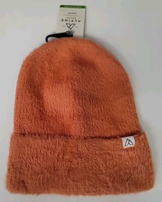 Alpine Design Women's Fuzzy Rib Beanie Nectarine 