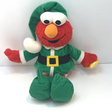 Fisher Price Sesame Street 12 Days of Christmas Elmo Plush Toy Elf Modified