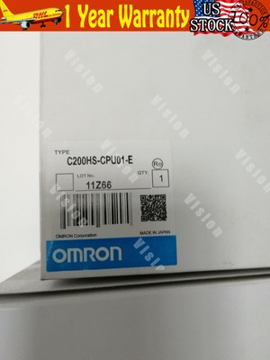 1PC New Omron C200HS-CPU01-E CPU Module In Box Fast Shipping