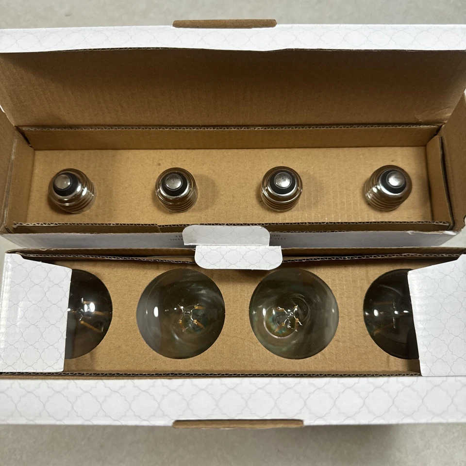 (2) 4 Packs Feit Electric ST19 4.6 Yr Filament LED Bulb Soft White 2700k 60 Watt - Image 3 of 4