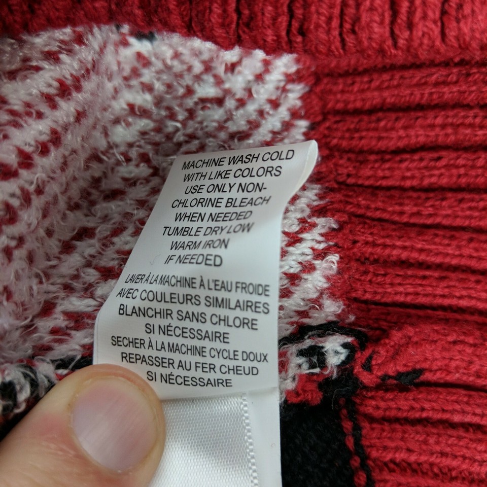 NWT Ugly Christmas Sweater Polar Bear Light Up Let It Glow Lg Long