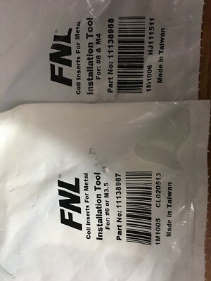General Use Installation Tool For #6-32, #8-32, M4-0.7 Wire Inserts