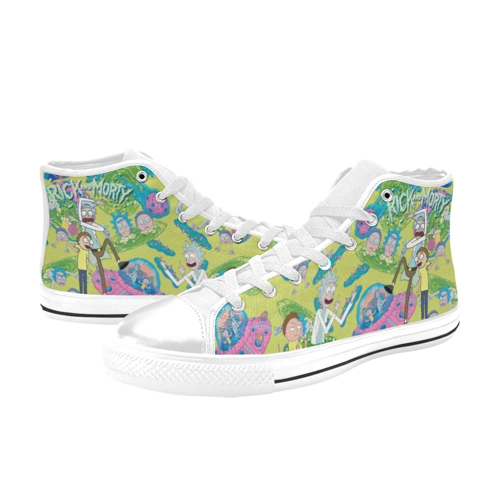 RIck And Rickandmorty Sneakers High Top Canvas Shoes