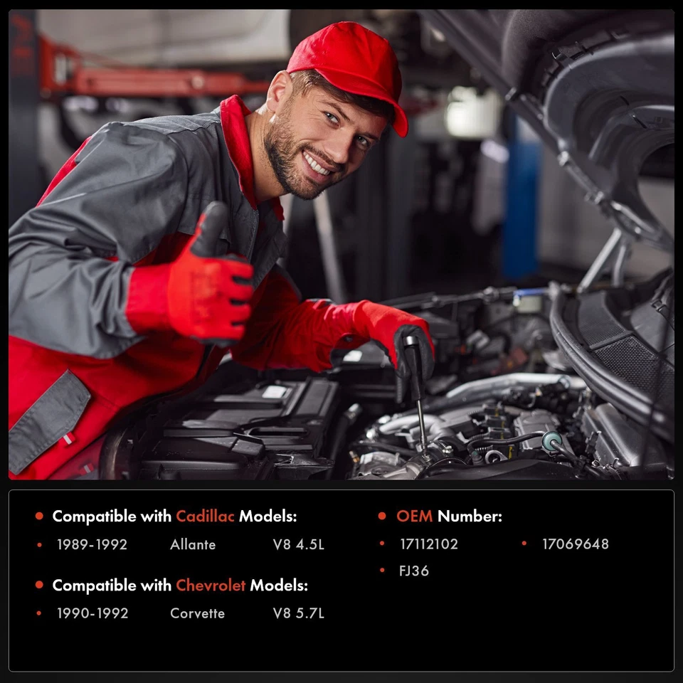 8 件燃油喷射器适用于凯迪拉克 Allante 1989 - 1992 雪佛兰 Corvette 1990 - 1992 V8 4.5L — 第 2/4 张图片