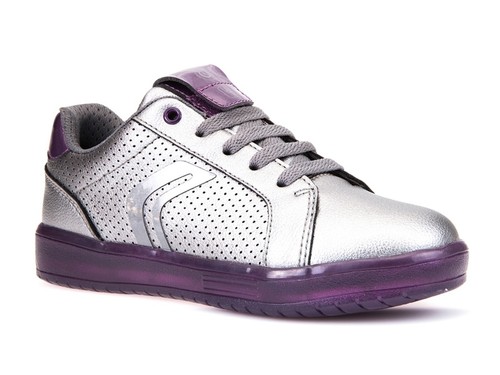 SCARPE BAMBINA LUCI JUNIOR GEOX INVERNO J744HA 000NF C1AF8 KOMMODOR DK  SILVER/P | eBay