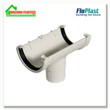 MINI SMALL GUTTERING & FITTINGS WHITE FOR SHEDS | PORCHES | CONSERVATORIES | ETC