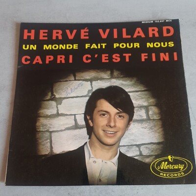Herve Vilard Ein Monde Fait Pour Nous Capri C' Est Fini 45 EP France Press 1965