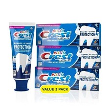 Crest Kids Enamel Cavity Protection Toothpaste Strawberry 3 Pack 4.1oz