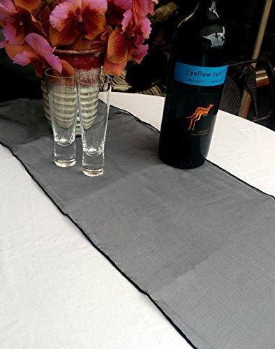 Quasimoon Organza Tischläufer - Schwarz von PaperLanternStore - Bild 2 von 6