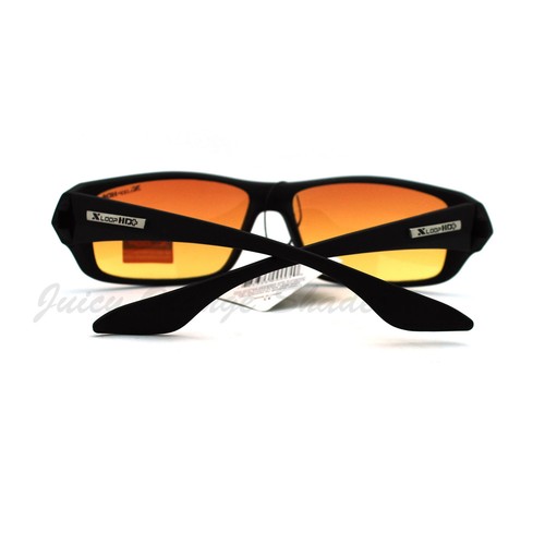HD Lens Sunglasses High Definition Driving Lens Rectangular Sports - Picture 12 of 19