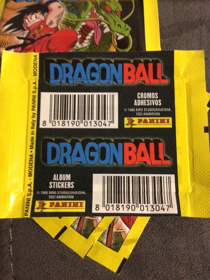 •1 Paquet Stickers Panini DRAGON BALL 1986 Neuf Scellé • - Photo 2/2