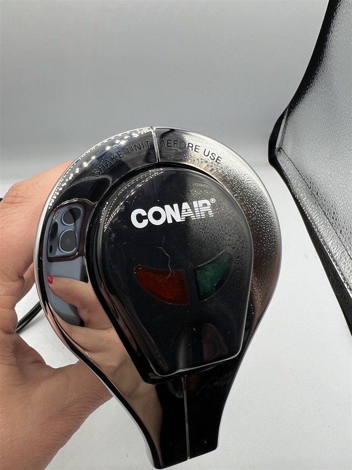 CONAIR INSTANT HOT LATHER SHAVING CREAM MACHINE CHROME "CLEAN & WORKING