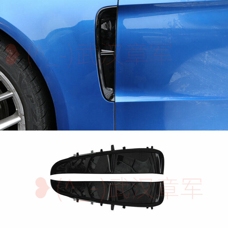 SUIT@For Porsche Panamera 2017-2021 ABS Black Car Air Flow Vent Side Decor COVER
