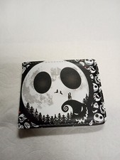 Nightmare Before Christmas Jack Expression Scattered Bi-Fold Wallet