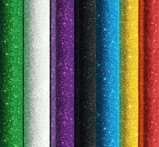 Metallic Glitter Vinyl Fabric -13 Colors to Choose From- 54" Wide - 1 yd Plastic