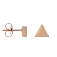 Ixxxi Ohrstecker Abstract Triangle Rosé