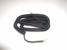 PHILMORE 44-492 5Ft (15FT total) 2 WIRE SHIELDED COILED TELEPHONE HANDSET CABLE