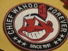 Cleveland INdians  Wahoo  1951 forever  patch in jacket patch /