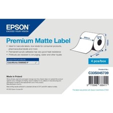 Epson Premium Matte Label, Endlosrolle 203mm x 60m 4er Karton (C33S045739)