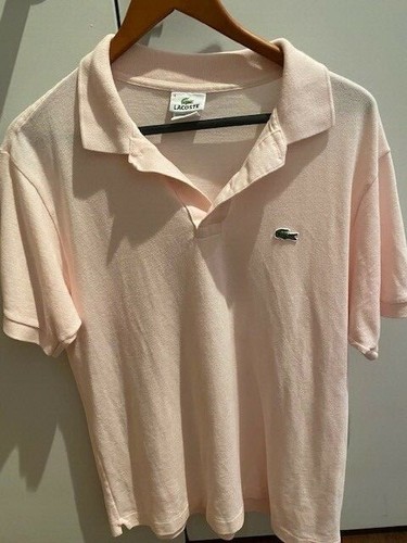 Mens Short Sleeve Lacoste Shirt- Pink 