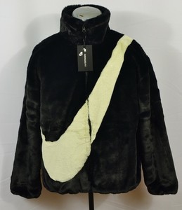 nike faux fur coat