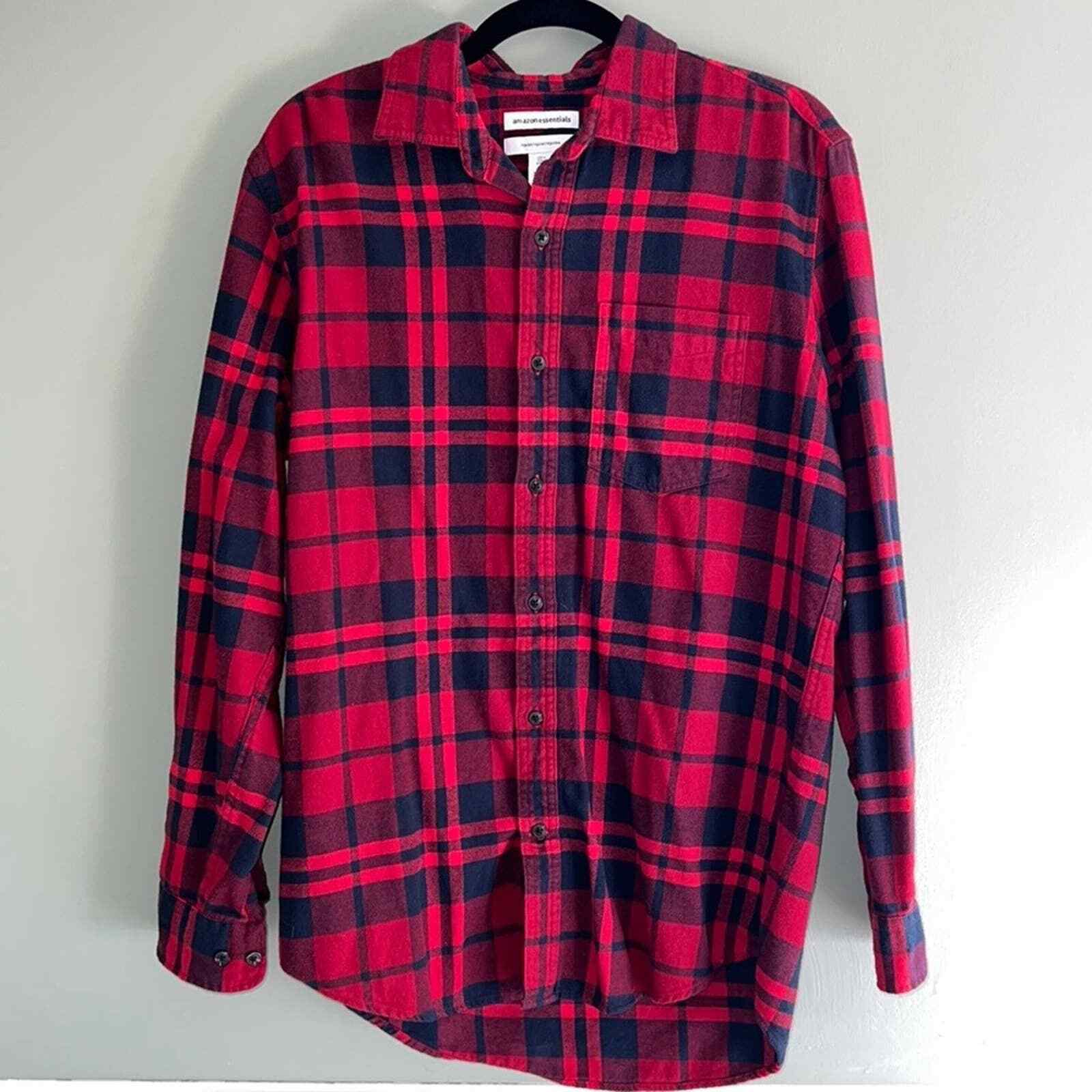 Amazon Essentials mens small regular red dark blu… - image 10