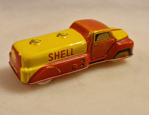 GF 373 Shell Tankwagen Pennytoy Blechspielzeug Auto 50-60er Jahre - Bild 1 von 6