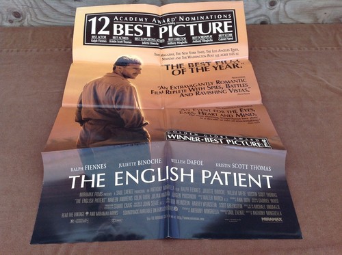 1996 The English Patient Original Movie House Full Sheet Poster