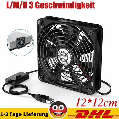USB leise PC Ventilator 3Modi Computer Lüfter USB lüfter PC Gehäuse lüfter 120mm