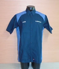 Gulfstream Aerospace Mechanic Employee Blue Short Sleeve Red Kap Shirt Sz Large