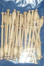 70307/klein Kl&ouml;ppeln Flachkissen Kl&ouml;ppel BINCHE Flachkissenkl&ouml;ppel 10 Paar