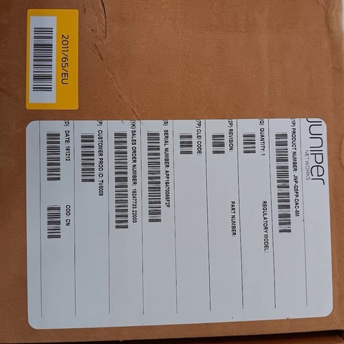 Juniper Networks JNP-QSFP-DAC-5M 40Gb ETH Direct Attach Cooper Cable 802.3ba - Picture 20 of 20