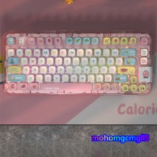 Transparent Keycap PBT keycap Cute Girls 117 keys ASA For Mechanical Keyboard