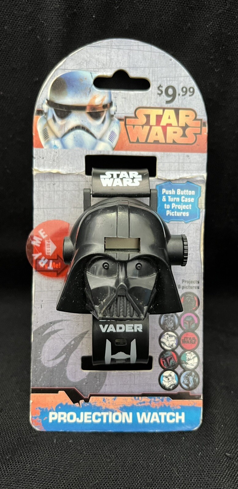 Reloj de proyección Disney Star Wars Darth Vader coleccionable