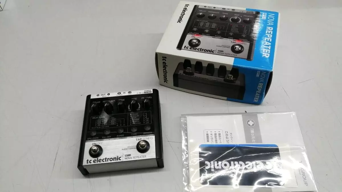 TC Electronic RPT-1 Nova Repeater Guitar Effect Pedal With Box