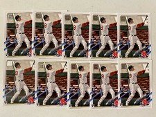 (10) 2021 Topps Series 1 BOBBY DALBEC Base Rookie Card Lot (x10) Red Sox RC #26