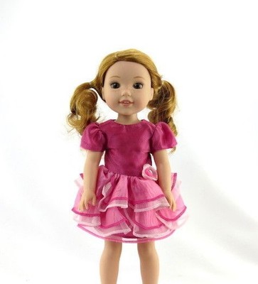 american girl heart dress
