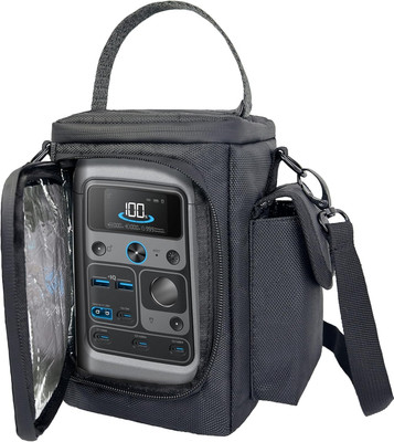 Waterproof Travel Bag Compatible with Anker SOLIX C300 DC Power Bank Station Out