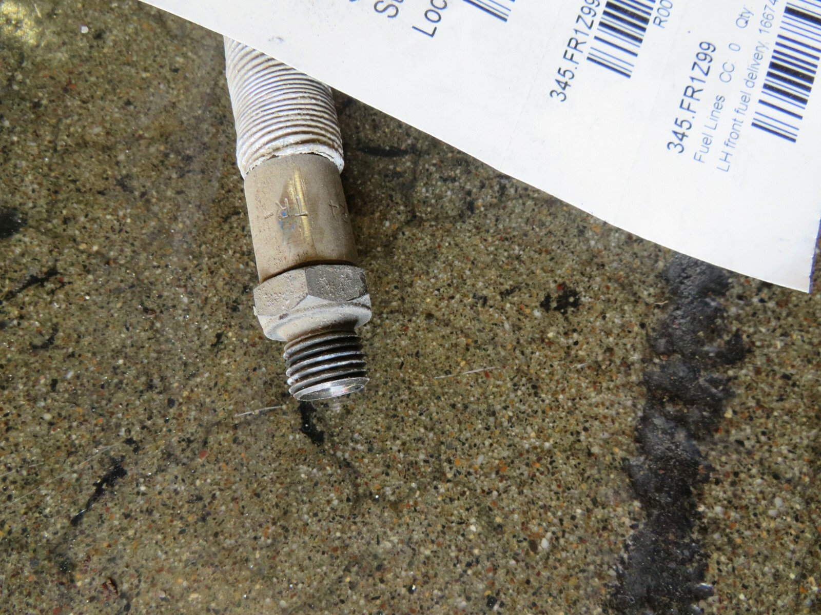 Ferrari 550, LH Front Fuel Delivery Line, Used, P/N 166742