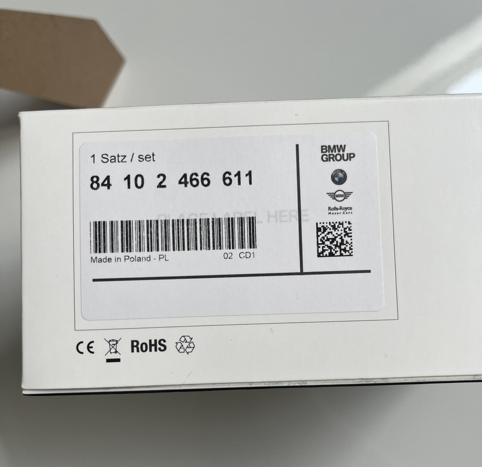 Orginal Bmw 84102466611 WIRELESS CHARGING STATION UNIVERSAL | eBay