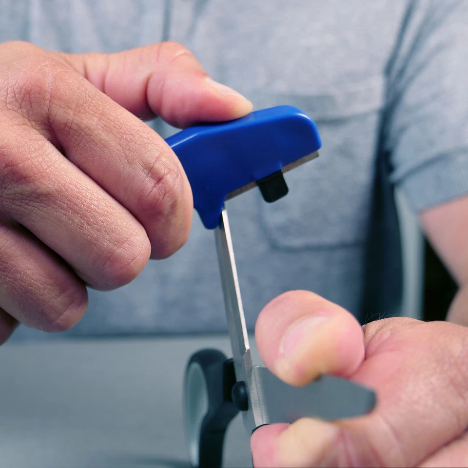 BLITZSCHÄRFER Set 3tlg Messerschärfer Messerschleifer Scherenschleifer manuell - Bild 4 von 4