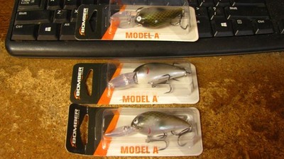 Bomber ''model A'', nip, 3/8 oz,  2 1/8''  3 ct,  free shipping