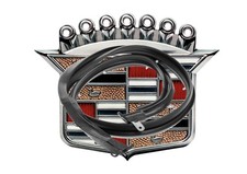 1965-1970 Cadillac Convertible Front Bow Rubber Seal Weatherstrip W Molded Ends