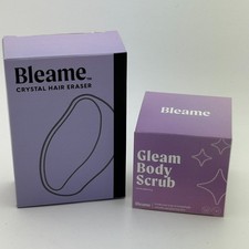 Bleame Crystal Hair Eraser Exfoliates Skin Removes Hair  Gleam Body Scrub NEW
