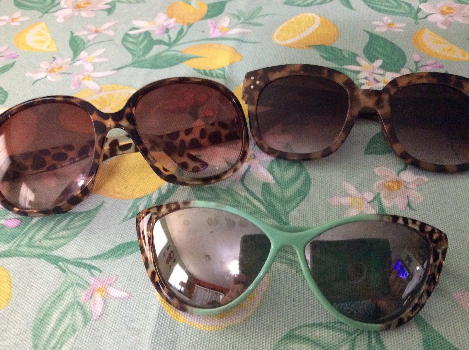 5 Pr  Women's Large Frames Tortoise Shell Cheetah… - image 7