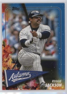 2024 Topps Update Autumn Tales Blue Reggie Jackson #AT-24 HOF 0a6