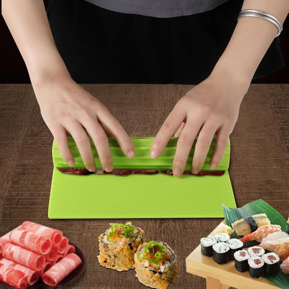 2PCS Silicone Sushi Rolling Mats Non-Stick Sushi Maker Kit Kitchen Tool
Opens in a new window or tab